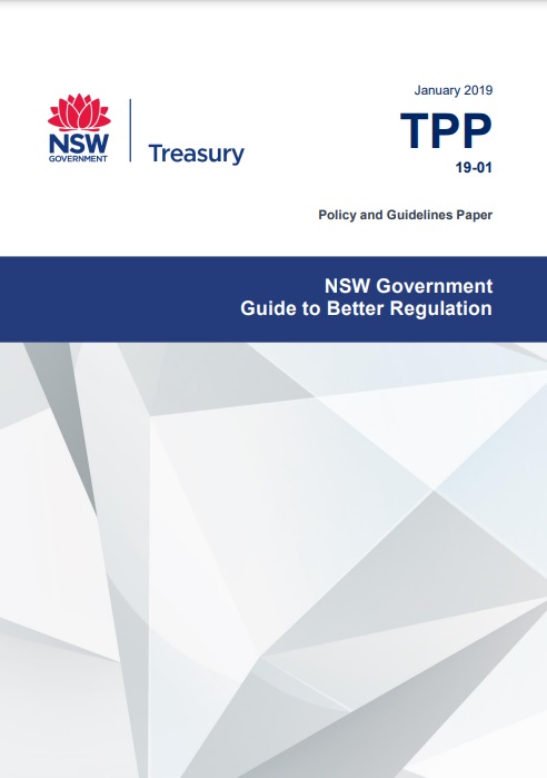 NSW Guide to Better Regulation Cover